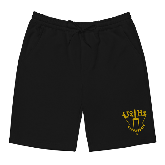 432 Hz (Men's fleece shorts_